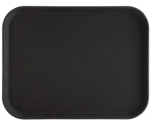 Non-Skid Serving Tray, 14" x 18", Black