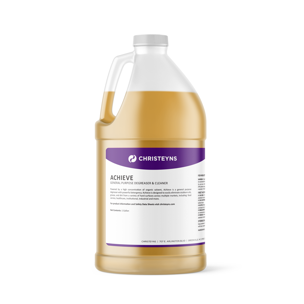 Christeyns Achieve All Purpose Cleaner & Degreaser, 1 Gallon - 4/CS