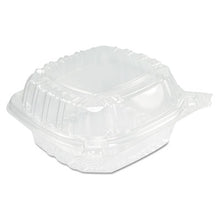 Load image into Gallery viewer, Dart ClearSeal Hinged Lid Plastic Container, Clear, 5.4" x 5.3" x 2.6", 125ct. - 4/CS (C53PST1)
