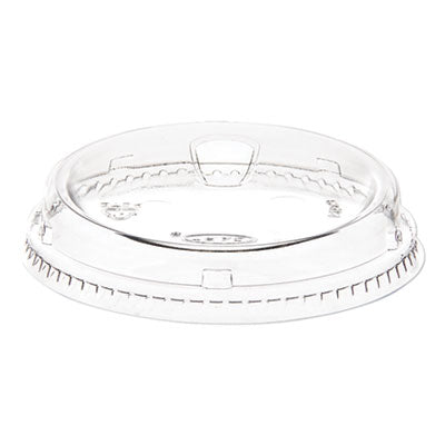 Dart Prima Clear Strawless Lid for PET Cup, fits 12-26 oz. Cups - 100ct. 10/CS (626NSL)