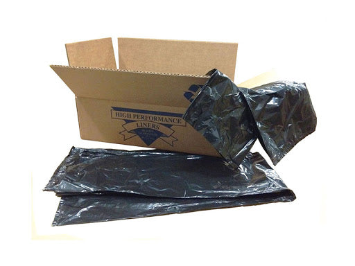 Can Liner, 43 x 48, 56 Gallon, High Density, Black, 22 Micron - 150/CS (MR43484MK)