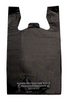 IBS T-Shirt Handle Bag, Black, 12" x 7" x 22", 21MIC - 500/CS (BLACK T-SAK)