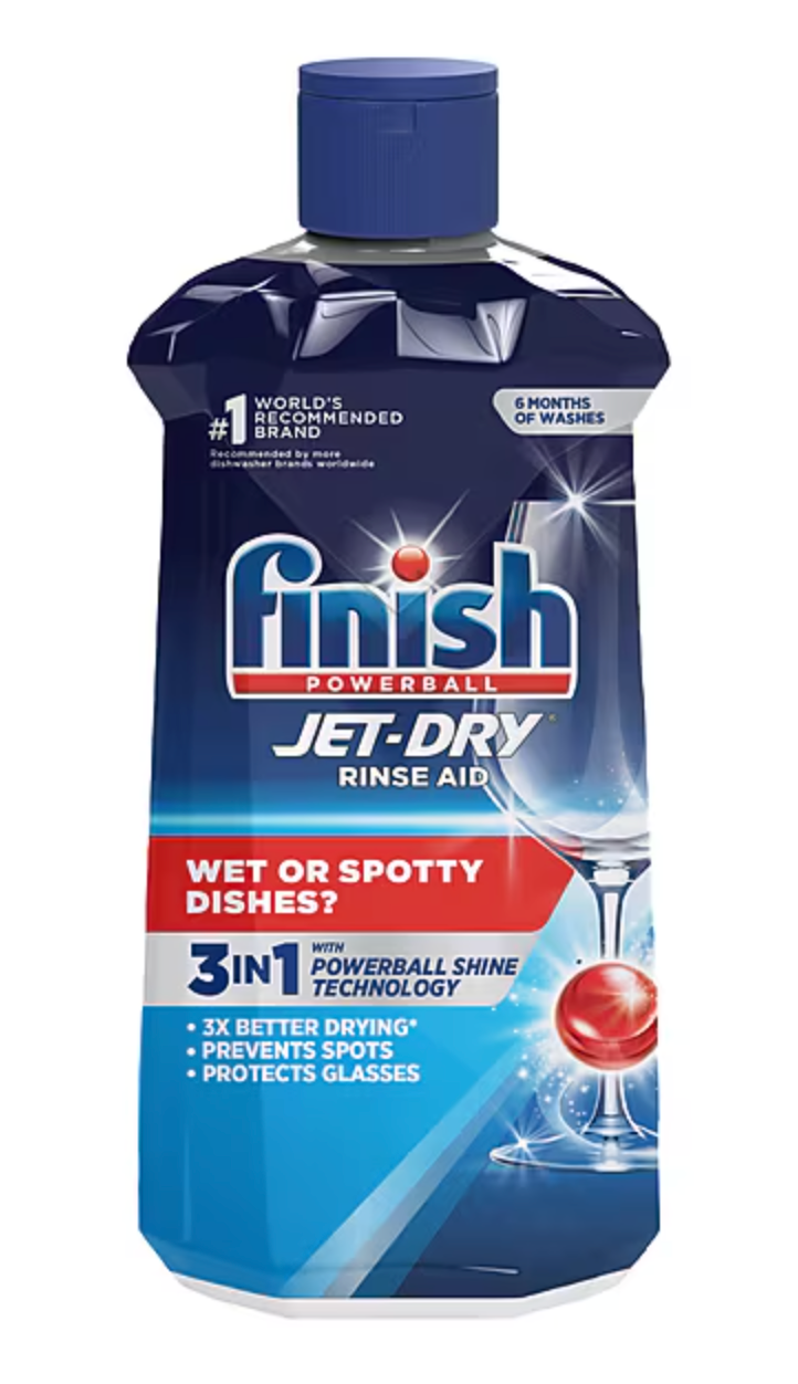 Finish Jet Dry Rinse Agent, Original Scent, 8.45 oz. - 8/CS (75713)
