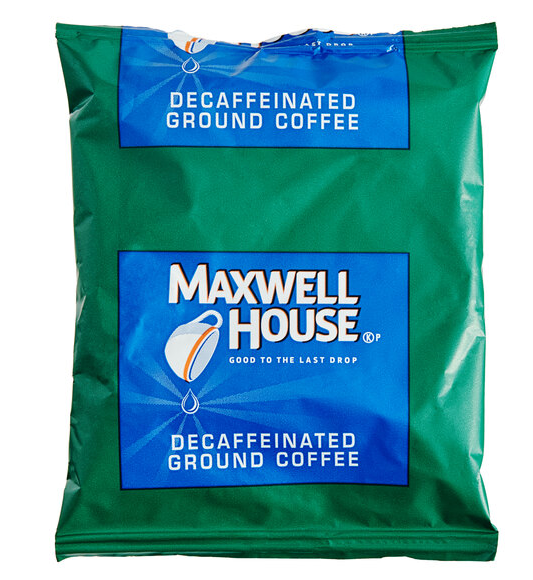 Maxwell House Master Blend Coffee, Decaffeinated - 1.5 oz. 42/CS (39041)