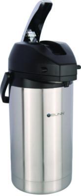 BUNN Lever Action Airpot, 101 oz., Stainless Steel / Black (32130.0000)