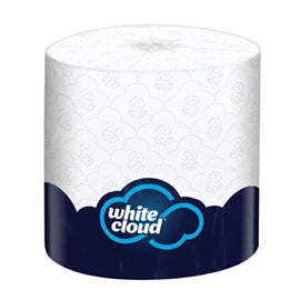 White Cloud Premium Standard Toilet Tissue, 2-Ply, 4.25" x 4" Sheets - 60/CS (05492)