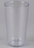 Stackable Plastic Tumbler, 12 oz., Clear - 12ct.
