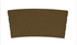 Empress Paper Hot Cup Sleeve, fits 10-20 oz. Cups, Unprinted, 100ct. - 10/CS (EHCS-1020K2)