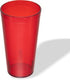 Stackable Plastic Tumbler, 20 oz., Ruby - 6 per Pack, 72 per Case