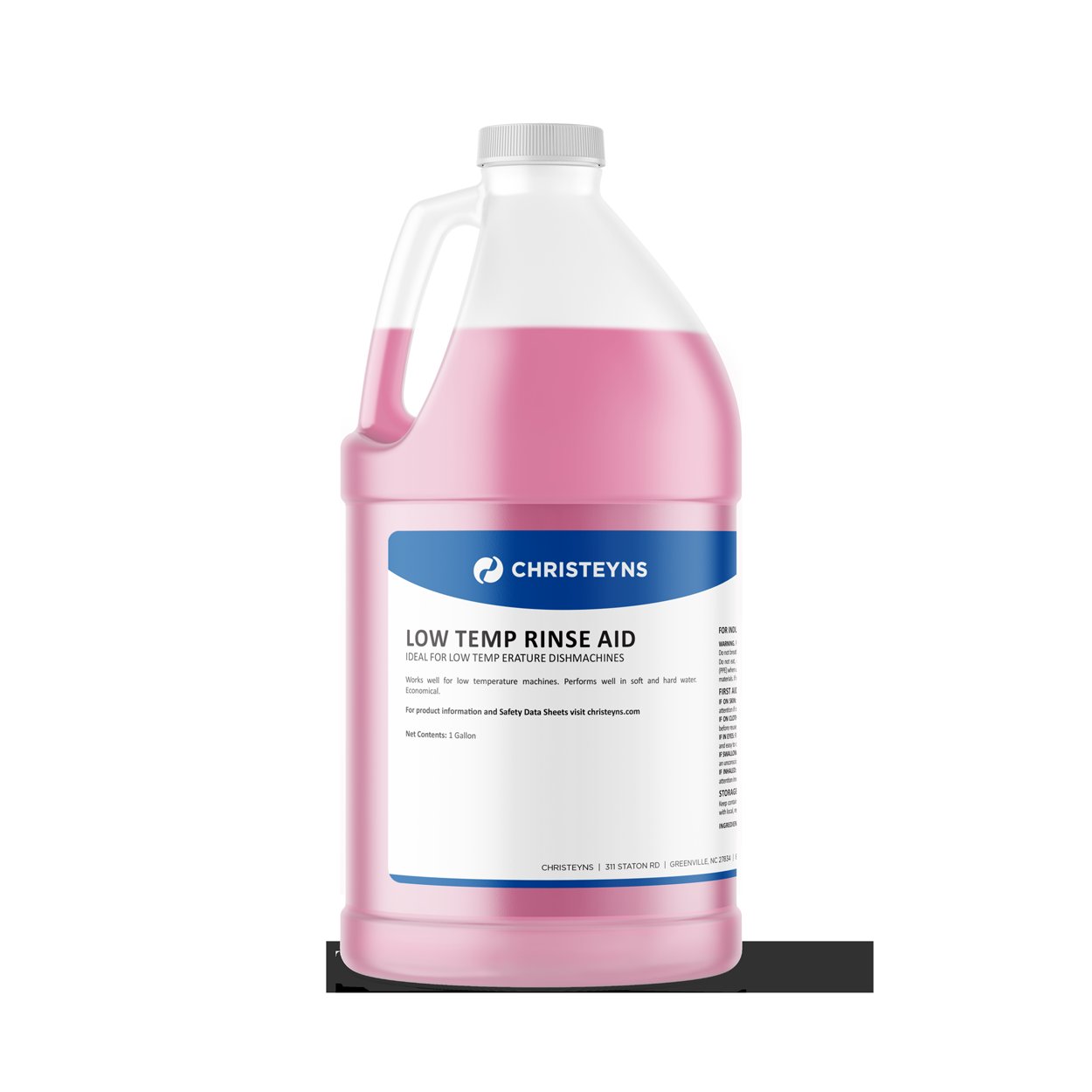 Christeyns Low Temp Rinse Aid, 1 Gallon - 4/CS
