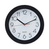 Universal Bold Round Wall Clock, 9.75" Overall Diameter, Black Case, Requires 1 AA Battery (not inc)