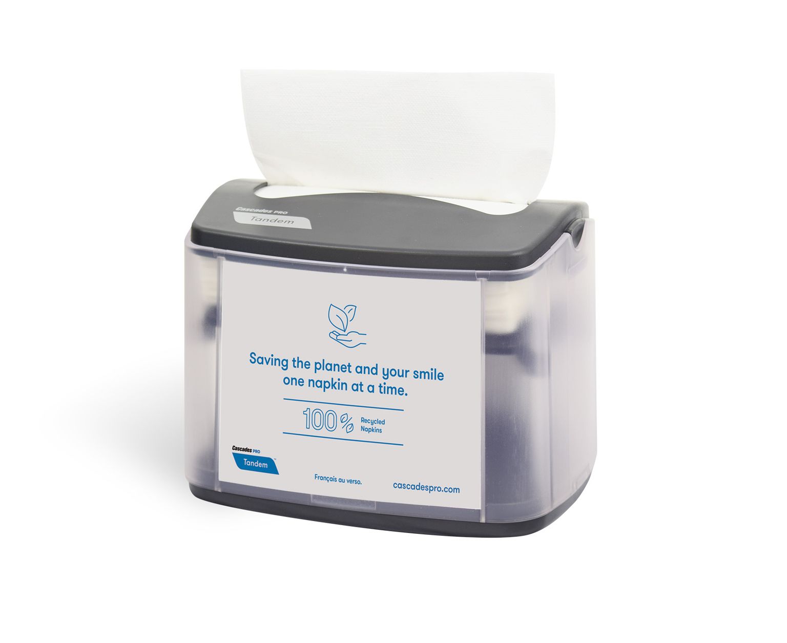 Cascades PRO Tandem Interfold Napkin Dispenser, Tabletop (C402)