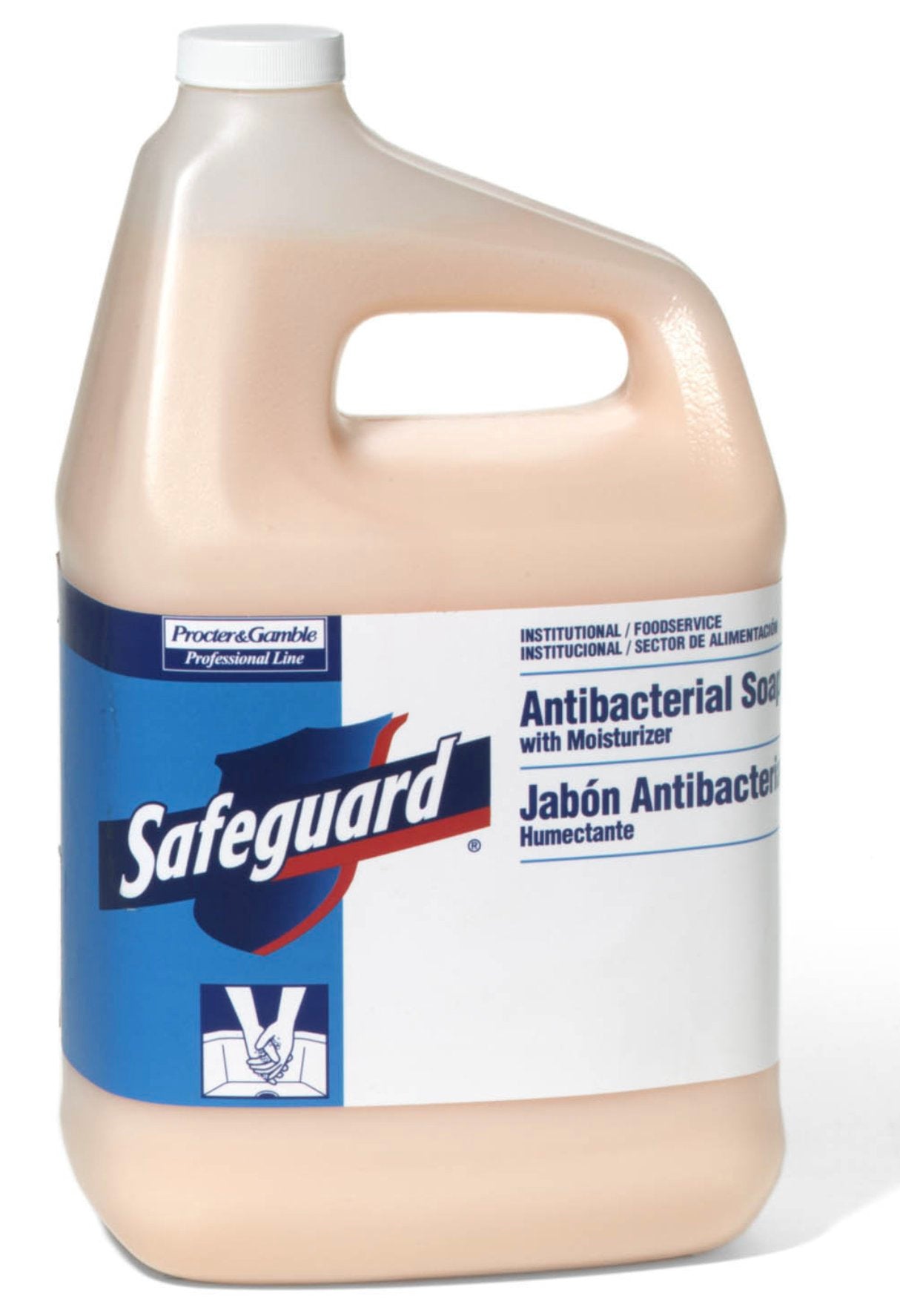 Safeguard Professional Antibacterial Liquid Hand Soap, Light Scent, 1 Gallon - 2/CS (02699)