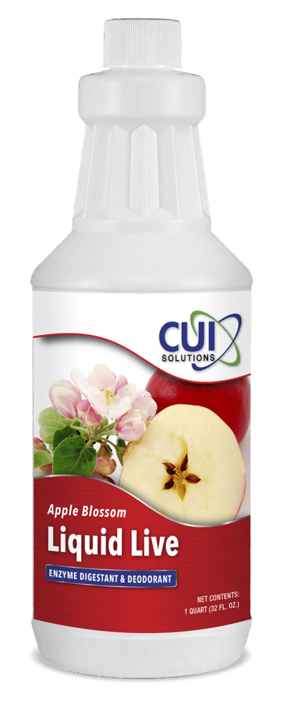 CUI Liquid Live Enzyme Digestant & Deodorant, Apple Blossom Scent, 32 oz. - 12/CS (1410)