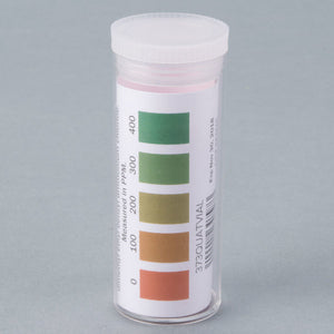 Ammonia Quaternary Sink Water Test Strips, Tests 0-400ppm - 100ct.
