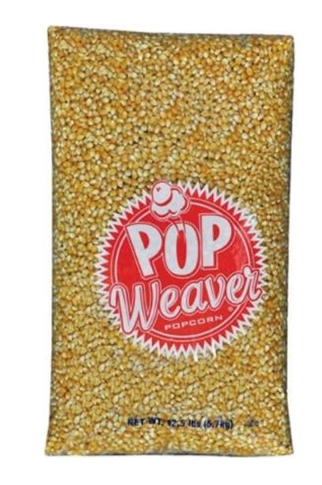 Bulk Popcorn, Pop Weaver, 12 1/2 lb. Bag - 4/CS