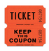 Double Roll Ticket, Assorted Colors - 2000ct.