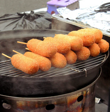 Load image into Gallery viewer, Bamboo Wood Skewer, 8.5" L, 6.0MM Diameter, 100ct. - 10/CS
