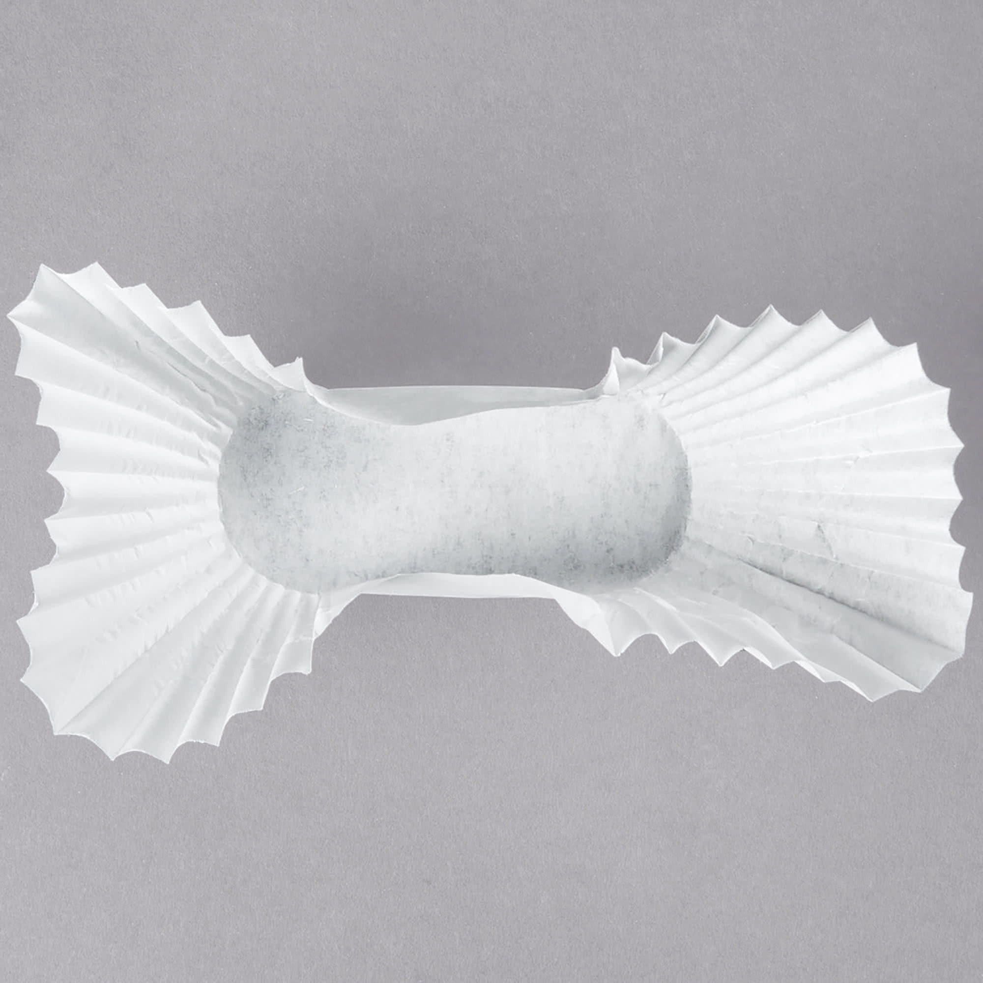 Hoffmaster Fluted Hamburger / Taco Cup, White, 3.75", 250ct. - 8/CS (610750)