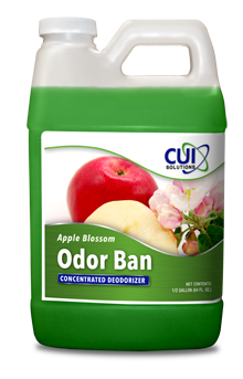 CUI Odor Ban Concentrated Deodorizer, Apple Blossom - 1/2 Gallon 4/CS