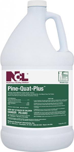 NCL Pine-Quat-Plus Disinfectant, Cleaner, Mildewstat, Fungicide, Virucide & Deodorizer 1 Gallon 4/CS