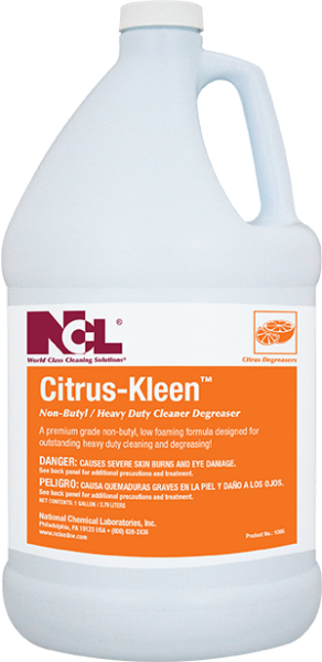 NCL Citrus-Kleen Heavy Duty Degreaser Cleaner - 1 Gallon 4/CS