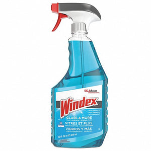 Windex Glass & More with Ammonia-D, 32 oz. Trigger Spray - 8/CS (322338)