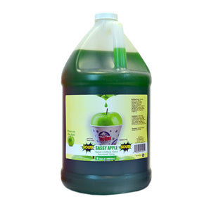 Sno Kone Syrup, Sour Apple - 1 Gallon 4/CS