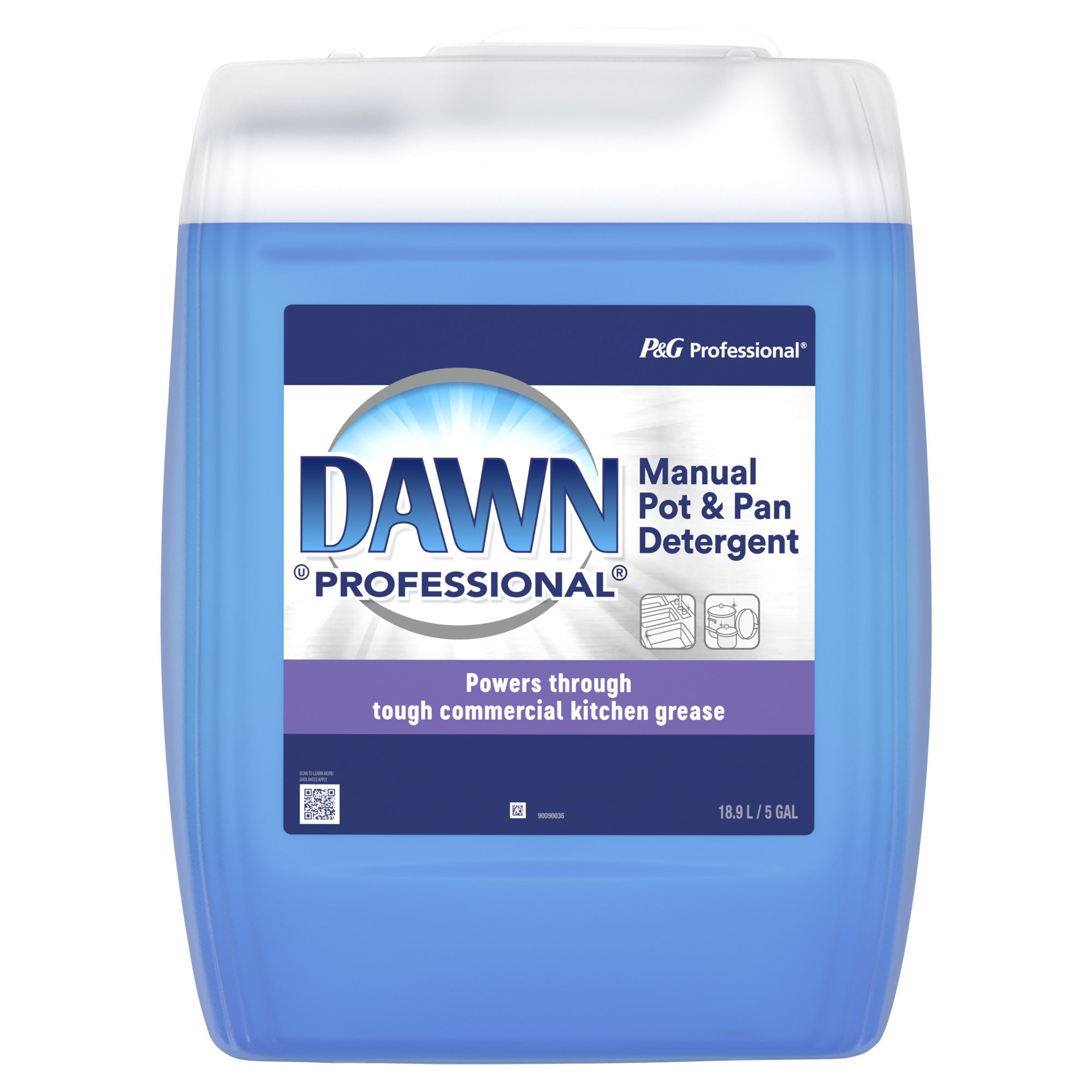 Dawn Professional Manual Pot & Pan Detergent, Original Scent - 5 Gallon Cube (70681)