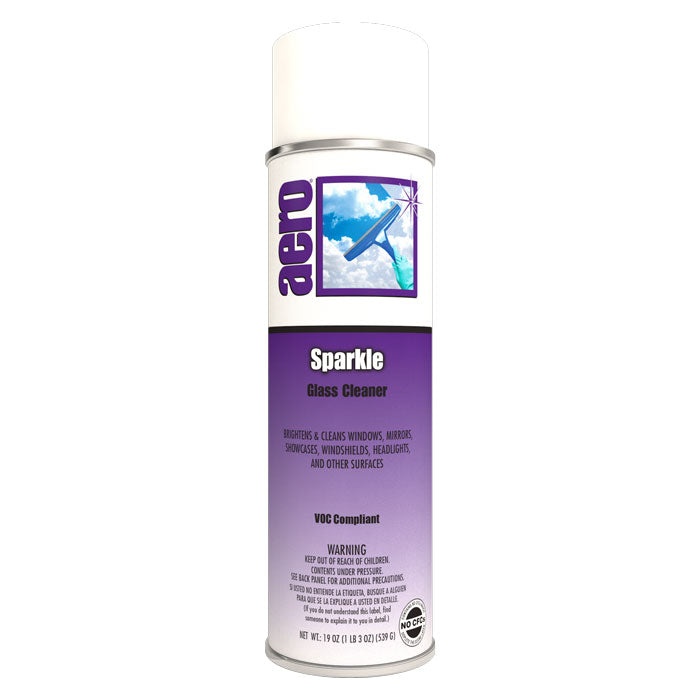 Aero Sparkle Glass Cleaner, 19 oz. Aerosol - 12/CS (470720FA)