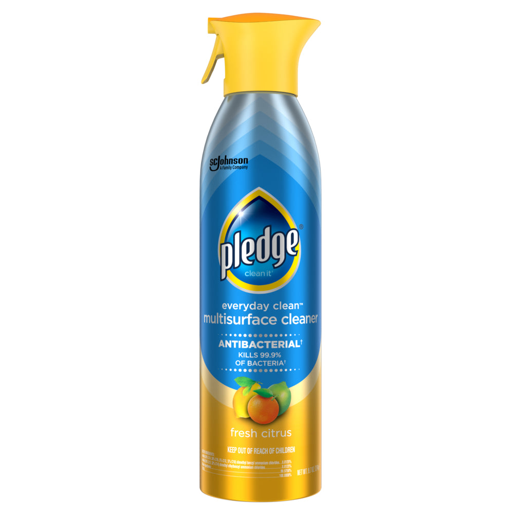 Pledge Multi Surface Antibacterial Cleaner & Polish - 9.7 oz. 6/CS (336276)