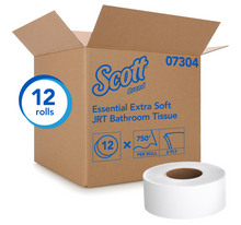 Load image into Gallery viewer, Scott Essential Extra Soft Jr. Jumbo Toilet Tissue 12/CS (07304)
