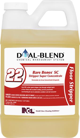 NCL Dual-Blend #22 Bare Bones SC Stripper, Super Concentrate - 80 oz. 4/CS (5092)