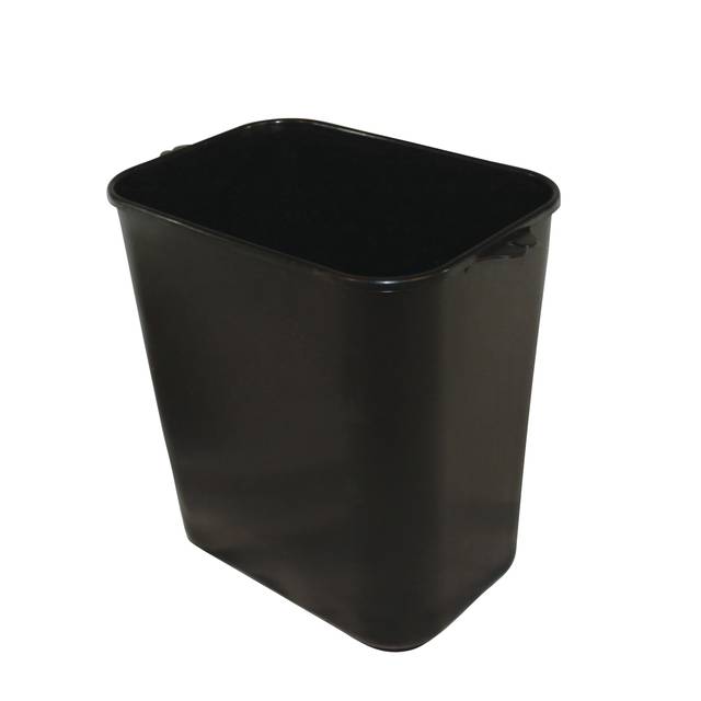 14 Quart Soft-Sided Wastebasket, Black (7701-5)