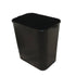 Plastic Wastebasket, 14 Quart, Black (7701-5)