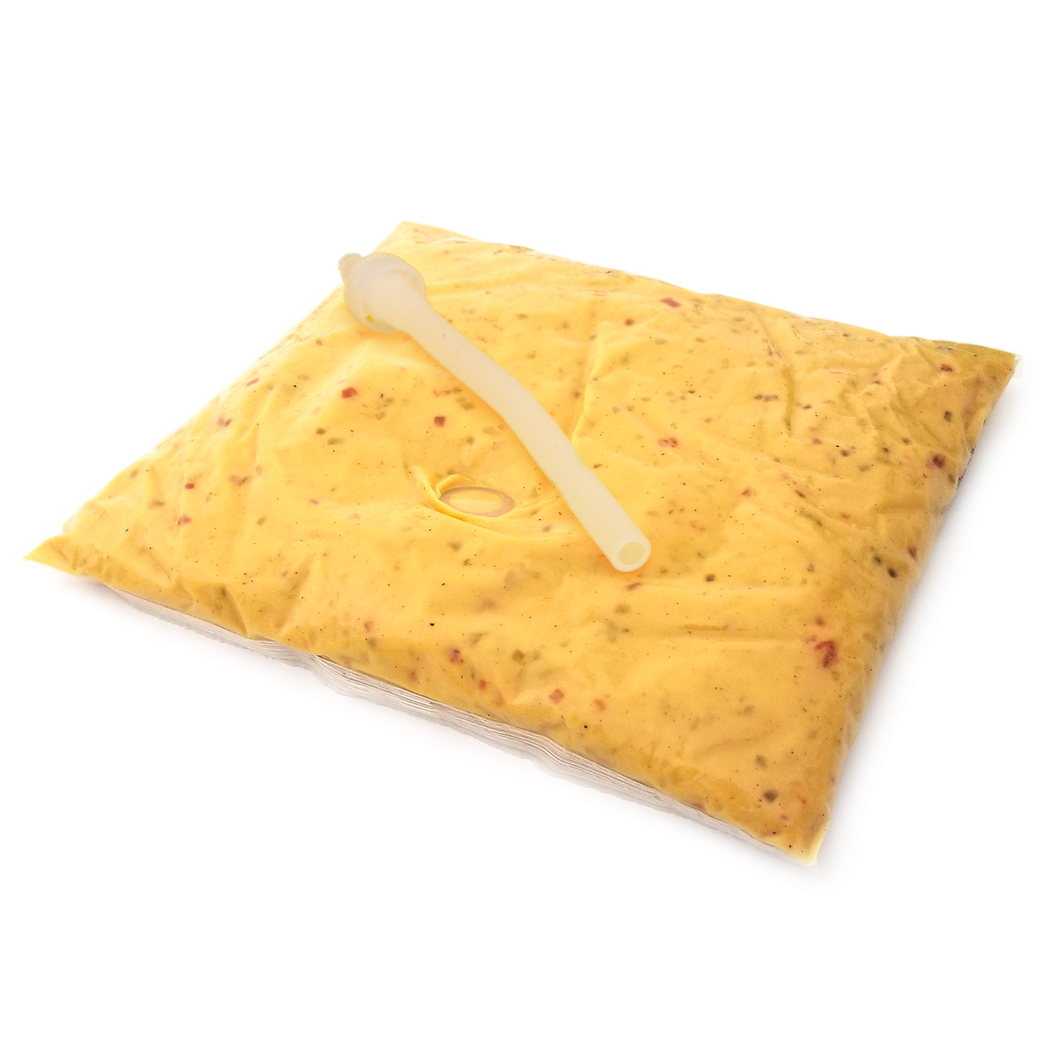 El Nacho Grande Jalapeno Cheese Bag-in-Box - 140 oz. Bag 4/CS