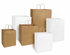 Paper Bag, Brown, 1/6-BBL 70# Grocery Bag w/Handle - 300/BNDL (88885)