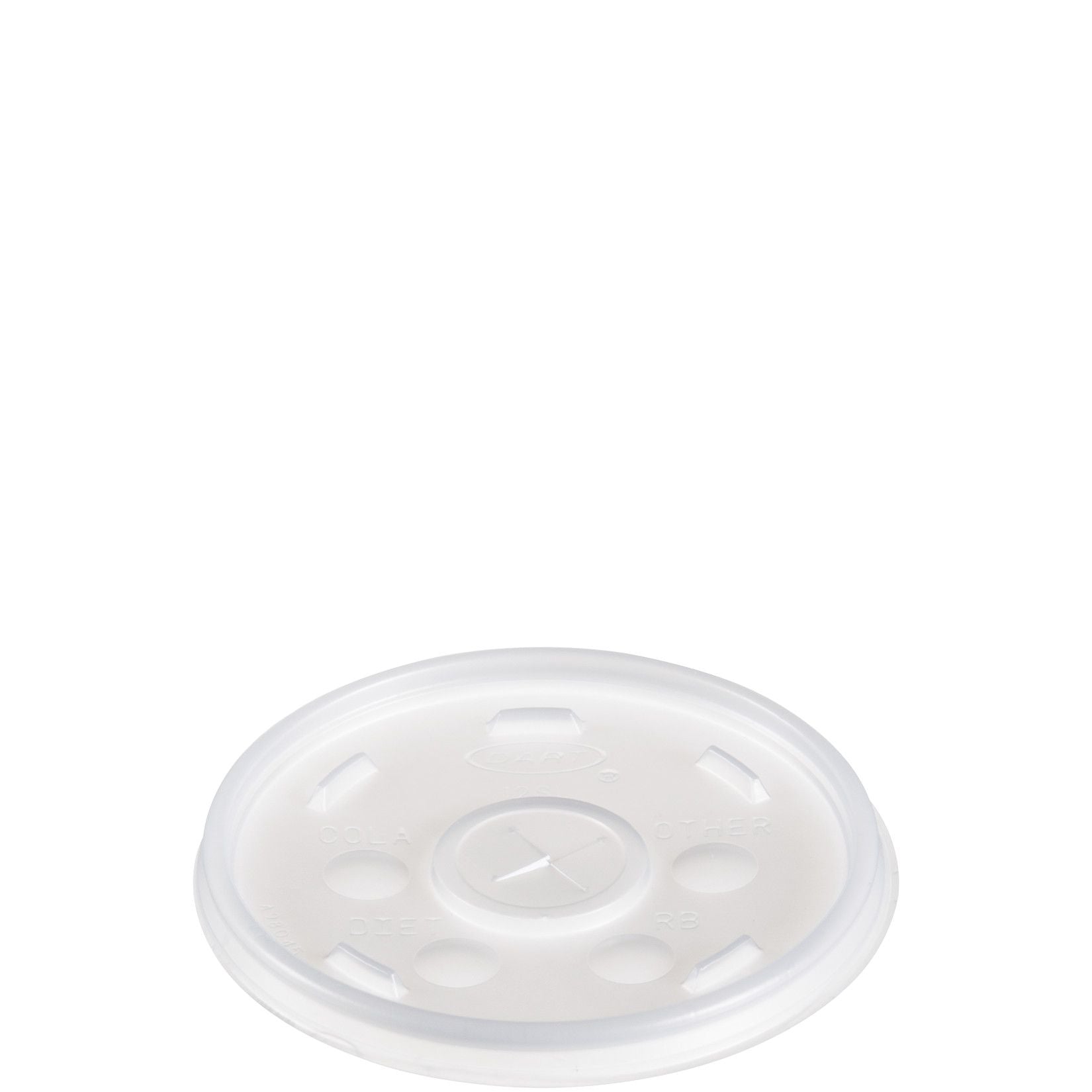 Dart Lid, 12 oz., Straw Slot - 100ct. 10/CS (12SL)