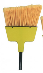 ABCO Broom, Angle Cut w/Flagged Poly Bristles & Metal Handle (1024MH)