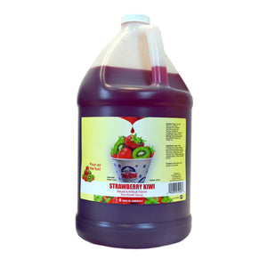 Sno Kone Syrup, Strawberry Kiwi - 1 Gallon 4/CS