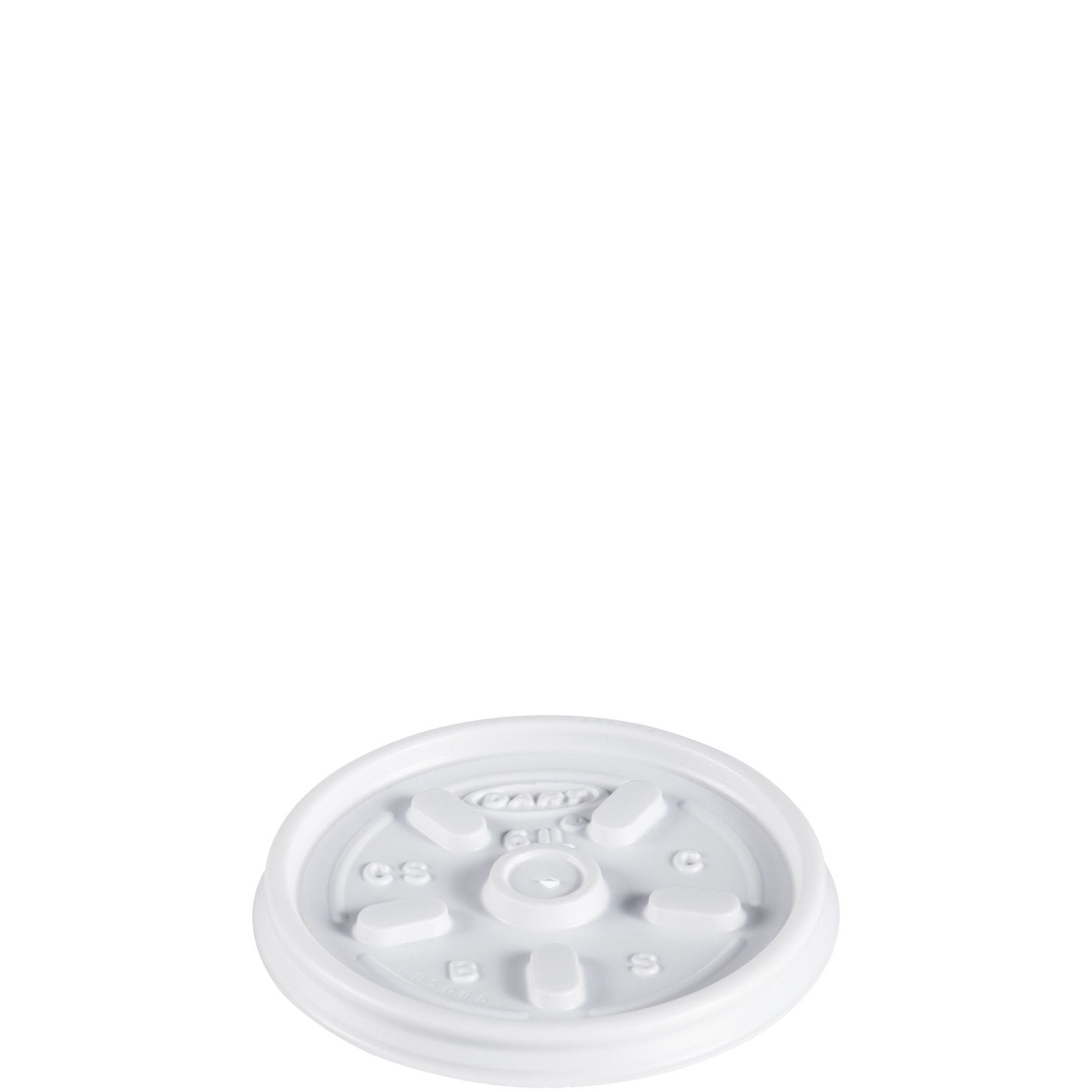 Dart Lid, 6 oz., Vented - 100ct. 10/CS (6JL)