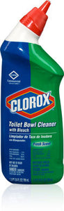 Clorox Toilet Bowl Cleaner with Bleach, 24 oz. - 12/CS (00031)