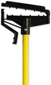 Quick Change Wet Mop Handle, Fiberglass Handle, Yellow, 60" Long (96516)