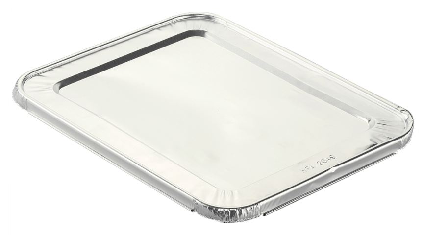 Disposable Steam Table Pan Lid - 1/2 Size 100/CS