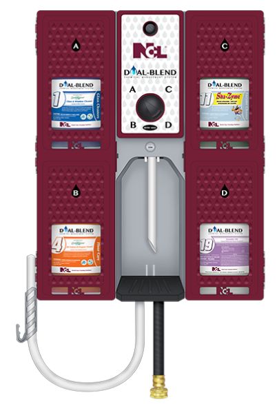 NCL Dual-Blend Wall Dispensing Unit (4113)