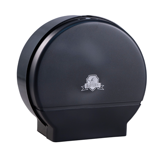 Empress Jr. Jumbo Toilet Tissue Dispenser, Single Roll, Black (EMP2000)