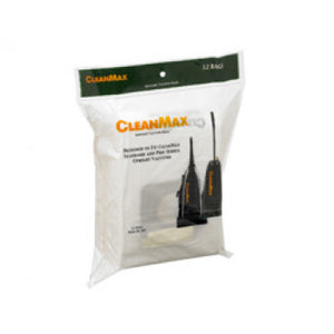 CleanMax Vacuum Bags for CleanMax Nitro, Cadet & Pro Series, Paper Bag - 12ct. (CMP-12)