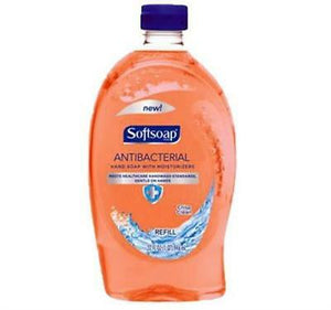 Softsoap Antibacterial Liquid Hand Soap Refill, 32 oz., Crisp Clean Scent - 6/CS (26971)