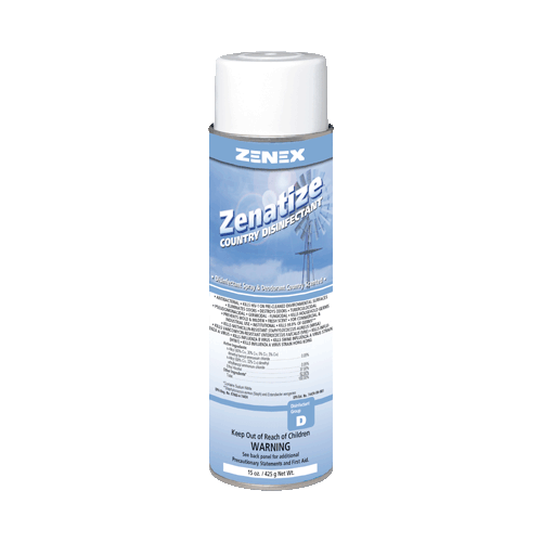 Zenatize Aerosol Disinfectant Spray, Country Meadow Scent - 20 oz. 12/CS