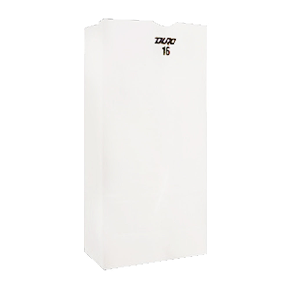 Paper Bag, White, 16# - 500/BNDL (51036)